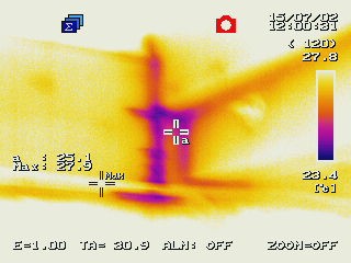 赤外線サーモグラフィー